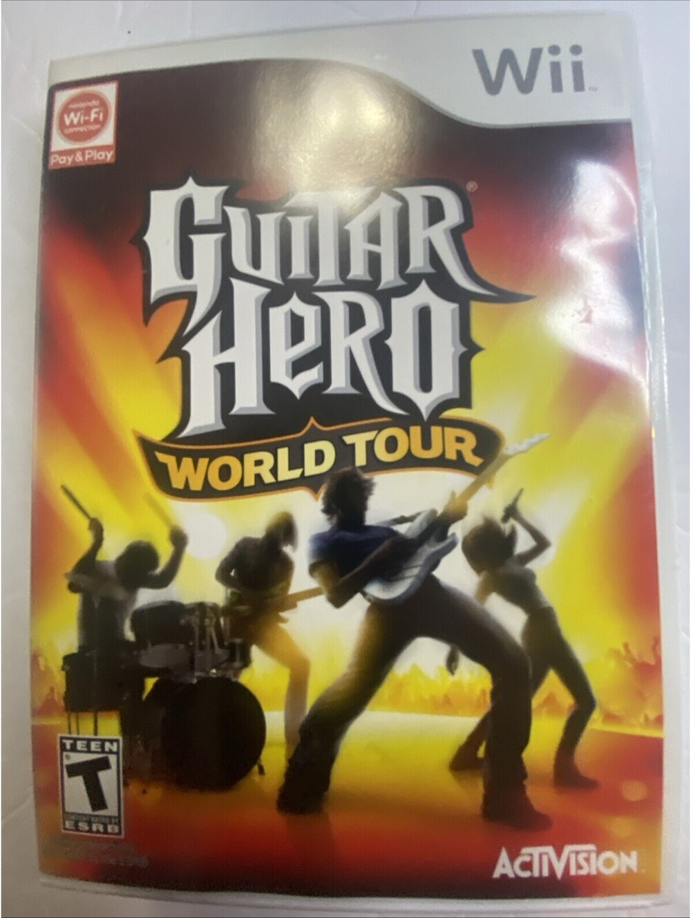 🔥Guitar Hero: World Tour (Nintendo Wii, 2008) CIB W/Manual